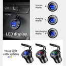 63W铝制USB充电器插座，快速充电12V/24V USB C车载充电器插座，带PD和QC3.0双USB端口，适用于汽车、船、摩托车