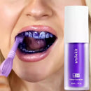 V34 SMILEKIT 紫色美白牙膏 去除牙渍 减少牙黄 护理牙齿牙龈 清新口气 提亮牙齿 30毫升