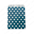 50 pcs 5x7 inch Paper Bag Four Leaf Clover Polka Dot Wavy Kraft Paper Bag Mixed Cookies Candy Gift Wrapping Bag For Christmas
