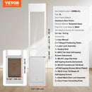 The Threshold | Adjustable Sliding Glass Pet Door with Tempered Aluminum Frame
