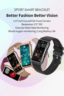 LIGE Fashion Smart Bracelet Women Smartwatch Men Heart Rate Monitor Waterproof Sports Fitness Ladies Smart Watch For Android IOS