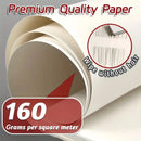 Sketch Paper 25 Sheets A4/A3/8K/16K 160g Artist Paper for Adults and Students-Graphite, Charcoal, Pencil,Colored Pencil Drawing
