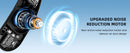 Portable Neck Fan 4 Turbo Neck Fan 4000mAh Battery Operated USB Rechargeable Personal Fan, 3 Speeds, 360° Cooling Air Fan
