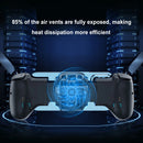 2 in 1 Wireless Mobile Gaming Controller with Cooling Fan Dual Joysticks for Android iPhone and Switch Devices