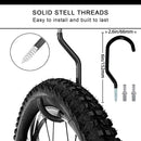 Heavy Duty Metal Hook Garage Organizer Wall Mount Anti-slip Bicycle Hanger Hooks Storage Hook For Ladders Garden Tool