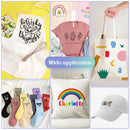 HTVRONT 8/14pcs 12X3ft Multi-Color PU Heat Transfer Vinyl Roll for Cricut T-shirt Printing DIY Iron on HTV Film Christmas Gift