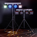 U`King 2Pcs/Set 60W RGBW LED Par Lights Combination Bracket Light DMX512 Stage Light For DJ Disco Concert Wedding Birthday Party