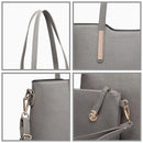 Miss Lulu WOMEN'S Shoulder bag Set 3 Piece Large Handle bag Carry bag Tote Bag Women handbag Comfortable