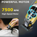 Kemei 90-5 Electric Hair Beard Trimmer for Men 7500 RPM Zero Gap Clipper DLC Blade Cordless Barber Finish Hair Cutting Machine