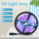 UV LED SMD2835灯带 柔性LED灯带 紫外线UV灯 385-400nm 黑光 2835 SMD DC12V LED灯条