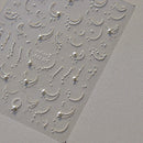 Exquisite Pink Lace Nail Art Stickers 5D Relief Lace Series Nails 3D Decoration Decals DIY Adhesive Manicure Accessories Sticker