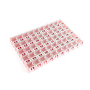 50Pcs/Set SMD SMT Electronic Component Container Mini Storage Boxes kit desk organizer