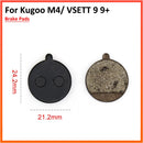 适用于KUGOO M4 PRO电动滑板车折叠脚踏滑板车卡钳刹车盘制动部件刹车片更换零件 1对