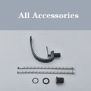 Black Bathroom Basin Faucet Deck Mount Black Chrome Washing Basin Mixer Water Taps Creative Hot Cold Water Crane Mixers