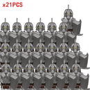 Classic Medieval Movie Elves Dwarf Warrior Iron Foot Dane leader of the Dwarfs Building Blocks LOTR Figures Toys For Children