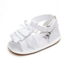 2023 New Arrival Baby Sandals Summer PU Leather Tassel With Bow Baby Girl Sandals Rubber Bottom High Quality Toddler Moccasins