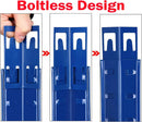 5 Tier Garage Shelves Metal Storage Shelves Rack,Heavy-Duty Shelving Units,Boltless Assembly for Warehouse Office,875kg Capacity