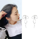Dainty Bow Shaped Ear Studs Beautiful Bowknots Ear Accessories for Women Girls F0S4