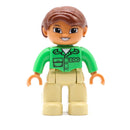 大号可动人偶城市公主警察家庭积木娃娃人仔配件拼装玩具儿童礼物