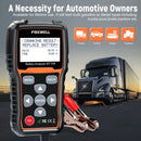 FOXWELL BT705 Professional Battery Tester 12v 24v Heavy Duty Truck Cranking Charging System Test 100-2000CCA Battery Load Tester