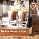 Espresso Machine 20 Bar, Expresso Coffee Machines with Grinder, Espresso Maker with Milk Frother Steam Wand, Latte, Customized