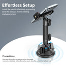 Ulanzi Go-Quick II Action Camera Smartphone Suction Cup Mount 1/4'' Screw 360° Ballhead For GoPro for Insta360 Phone Car Holder