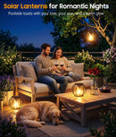 The Halo Lantern | Set of 4 Waterproof Solar Hanging Lanterns