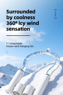 The Breeze Sentinel | High-Speed Turbine Bladeless Neck Fan (Rechargeable)