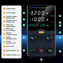Wanptek Laboratory Power Supply 30V 5A 30V 10A 60V 5A 120V 3A  Adjustable with USB Output Display Lab Bench DC Power Supply