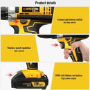 Lithium battery-powered screwdriver, electric screwdriver, electric hand drill, electric impact drill, combo set, home DIY kit