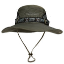 Summer Men Bucket Hat Outdoor UV Protection Wide Brim Panama Safari Hunting Hiking Hat Mesh Fisherman Hat Beach Sunscreen Cap
