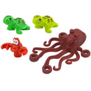 Figures Animal Building Block MOC City Goat Sheep Eagle Owl Panda Parrot Seagull Penguin Zoo Fram Accessories Bricks Toy Gift