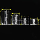 10个/5个/套 25X33毫米/30X34毫米/45X38毫米 透明塑料折叠铰链 耐用透明亚克力铰链工具