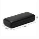Unisex Glasses Box Lychee Pattern Leather Eyewear Protector Reading Glasses Case Women Men Sunglasses Case Hard Stress Resistant