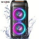 W-KING 100W RMS蓝牙音箱，IPX6防水，V5.3便携派对音箱，无线深沉低音/115dB巨响