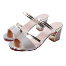 High Heel Sandals Women Shoes Peep toe Square Heels Ladies Sandals 2022 Summer Shoes Woman Fashion Heel 6cm A645