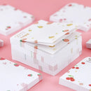 80 Pages/pack Kawaii Animals and Fruits Sticky Notes Memo Pad To Do List Cute Journaling Supplies Planner Sticker Deco