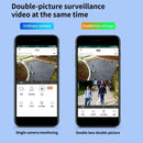 IPC360 HOME 4K 8MP 双镜头WIFI 云台 2K 4MP 双屏安防摄像头 户外 IP66 彩色夜视监控摄像头