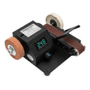 Electric Mini Belt Sander DIY 350W for Knife Making Upgrade Knife Sharpening with 10PCS Abrasive Belt