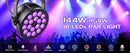 The Chroma Array | U'King 4-Piece 18x8W RGBW DMX512 LED Stage Par System