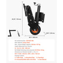 SucceBuy 500lbs Tongue Boat Trailer Dolly 13-23.2in Height Adjustable Manual or Electric Wrench Drive RVs Mover for Cargo Moving