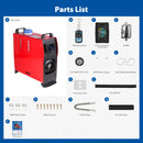 The Arctic Nomad | 5KW 12V Diesel Air Heater with Digital Monitor for Trucks, Vans & Boats