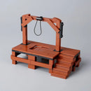 MOC Medieval Castle Building Blocks kit Tent Campfire Siege Car Hanging Cage Trial Bench Guillotine Weapon Toys Gifts Mini Brick