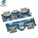 Micro/Type-C USB 5V 2.4A Dual USB 18650 Boost Battery Charger Board Mobile Power Bank Accessories For Phone DIY