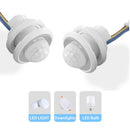 Muunnn AC85V-265V LED PIR Adjustable Delay Embedded Human Body Infrared Detector Infrared Motion Sensor Detector Switc