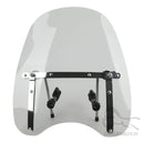 Universal Motorcycle 7/8" 1" Handlebar Deflector Windscreen Windshield Screen For Ducati Honda Harley Yamaha Wind Deflector