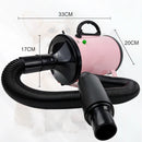 VickyHome Pet Dog Cat Grooming Hairdryers Professional 2800W Variable Speed Powerful Efficient Hair Fur Blower Dryer,3 Nozzles