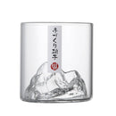 富士山玻璃杯 复古日式水杯 耐热咖啡茶杯 威士忌杯