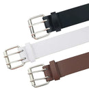 Women Punk Goth Belts Brand Leather Women Grunge Belt Halloween Double Pin Buckle Female Belt for Jeans Streetwear