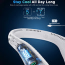 The Zephyr Collar | Rechargeable Bladeless Neck Fan with 66-Vent 3D Airflow